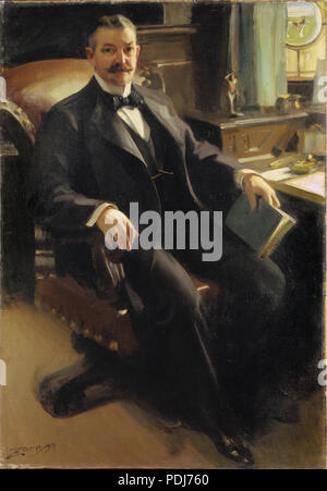 25 Herr Henry Clay Pierce (Anders Zorn) - Nationalmuseum - 20344 Stockfoto