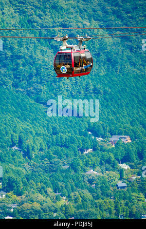 Hakone Nationalpark Mt. Fuji 5. Station Komagatake Seilbahn Straßenbahn Mt. Fuji Japan Asien Stockfoto