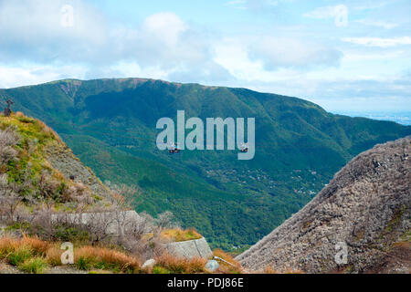 Hakone Nationalpark Mt. Fuji 5. Station Komagatake Seilbahn Straßenbahn Mt. Fuji Japan Asien Stockfoto