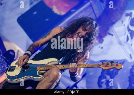 Steve Harris Iron Maiden SSE Arena Belfast Stockfoto