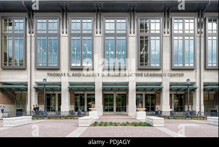 WEST Lafayette, IN/USA - Oktober 22, 2017: Thomas S. und Harvey D. Wilmeth Active Learning Center auf dem Campus der Purdue University. Stockfoto