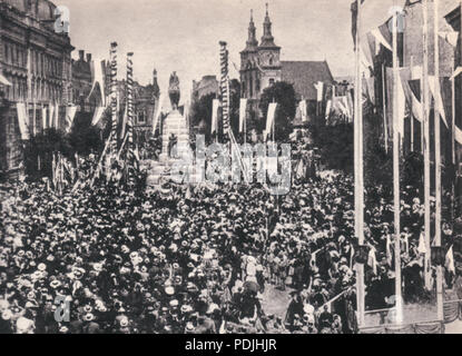 357 Die Grunwaldzki Denkmal in Krakau 1. Stockfoto