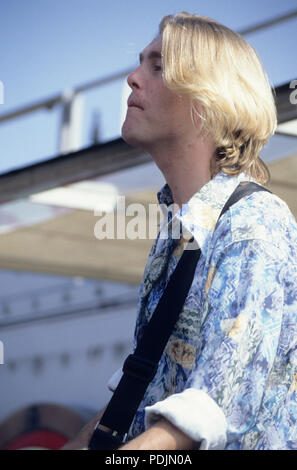 Loslassen bei BBC Radio 1 One Roadshow St Ives 18. August 1995 Stockfoto