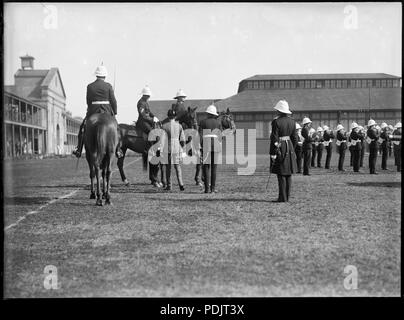 86 Militärparade am Victoria Kaserne aus dem Powerhouse Museum Stockfoto