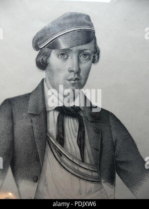 249 Otto Steinmann 1831-1894 Stockfoto