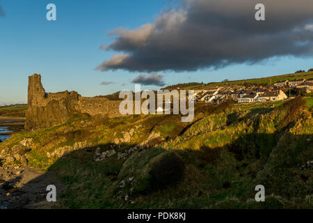 Dunure Castle, Aberdeenshire, Schottland, Großbritannien, 5. November 2017. Dunure Castle an der Küste von Ayrshire. Stockfoto