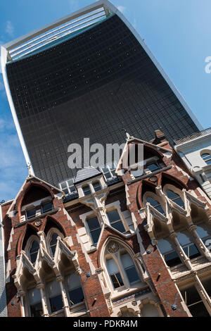 20 Fenchurch Street kommerzielle Wolkenkratzer, London, England, Großbritannien Stockfoto