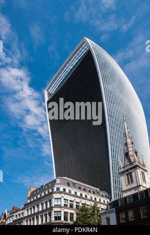 20 Fenchurch Street kommerzielle Wolkenkratzer, London, England, Großbritannien Stockfoto