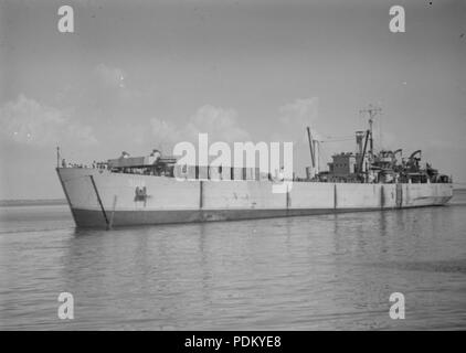 127 der Royal Australian Navy Schiff HMAS LST 3014 Stockfoto