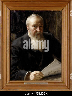 6 Carl Fredrik Liljevalch, 1837-1909 (Anders Zorn) - Nationalmuseum - 19765 Stockfoto