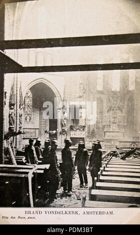 88 Marke Vondelkerk 1904 ansichtkaart 3 Stockfoto