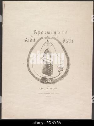 Apokalypse de Saint-Jean von Odilon Redon 00. Stockfoto