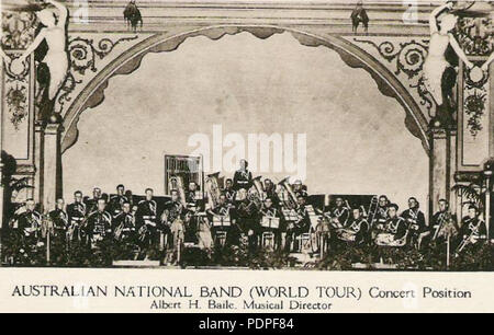 18 Australian National Band, 1924 - 2 Stockfoto