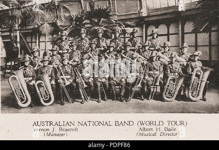 18 Australian National Band, 1924 - 1 Stockfoto