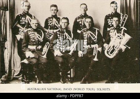 18 Australian National Band, 1924-3 Stockfoto