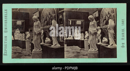 126 Exposition Universelle de Paris, 1867 Galerie des Beaux-Arts. Abschnitt Italienne Stockfoto