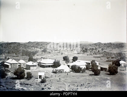 12 Alice Springs Telegrafenstation Gebäuden (PH) 0756-0002 Stockfoto