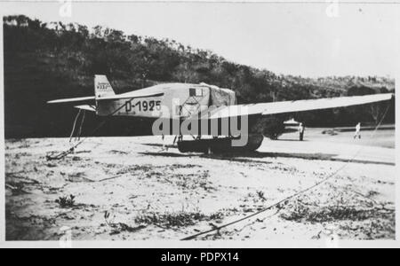 23 Bertram Junker mit dem Wasserflugzeug Stockfoto