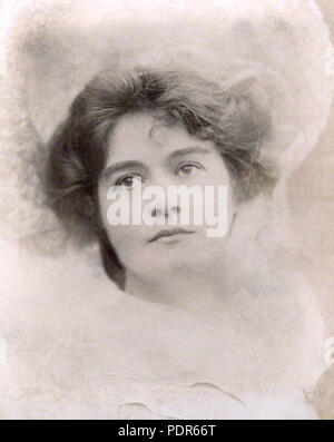 Durch Lallie Charles (nÈe Charlotte Elisabeth Martin), Vintage Print, 1900 s22 Lallie Charles Selbstporträt Stockfoto