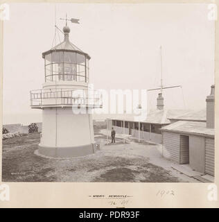 90 Nobbys Head Light, 1902 Stockfoto