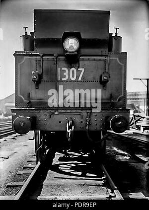 92 NSWGR Z 13 Klasse Lok Z 1307 Ausschreibung anzeigen Stockfoto