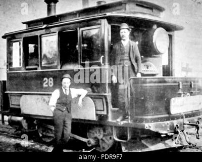 92 NSWGT Straßenbahn Motor Nr. 28 Stockfoto