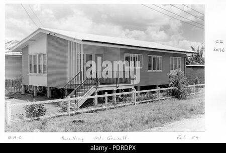 120 Queensland State Archive 6335 Queensland Gehäuse Kommission Wohnung Mount Gravatt Februar 1959 Stockfoto