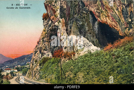 205 LEMAITRE 8 - MENTON - Grotte de Garavan Stockfoto