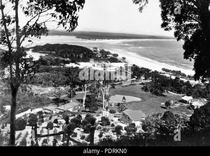 106 Queensland State archive 233 Noosa Heads aus dem Noosa Heads Lookout in Richtung Laguna Bay und dem Noosa River c 1931 suchen Stockfoto