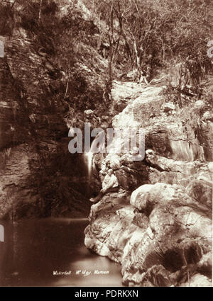 107 Queensland State Archive 2468 Wasserfall Mount kann Maroon c 1896 Stockfoto