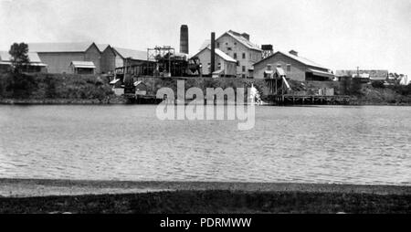 109 Queensland State archive 316 Millaquin Zuckerfabrik und Crushing Mill Burnett River Bundaberg c 1931 Stockfoto