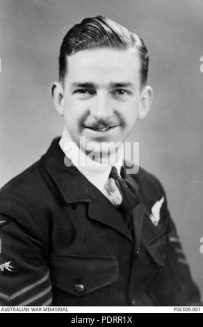 129 Sergeant Sams von 460 Squadron RAAF WWII AWM P 06509.001 Stockfoto