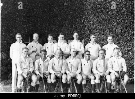 131 SLNSW 10095 NSW Lacrosse Team Waratah Abzeichen Stockfoto
