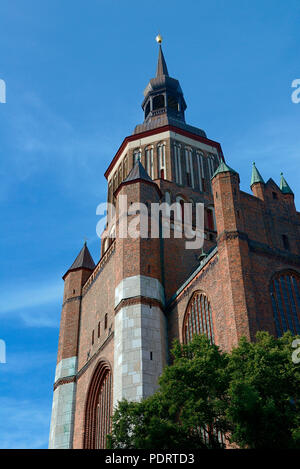 St.-Marienkirche, Stralsund, Mecklenburg-Vorpommern, Deutschland, Europa Stockfoto