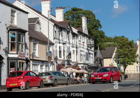 Llangollen, Denbighshire, North Wales, UK. Eine beliebte Touristenattraktion, die auf dem Fluss Dee steht. Stockfoto