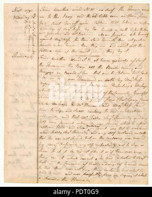 181 SLNSW 800460 Nov 1617 1791 Stockfoto