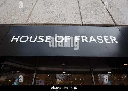 Eine allgemeine Ansicht eines House of Fraser bei Cabot Circus in Bristol. Stockfoto