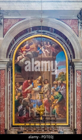 Vatikan Vatikan - Oktober 12, 2016: Kunstvolle Fresken im Petersdom in der Vatikanstadt Stockfoto
