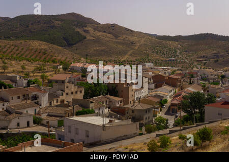Oria eine kleine ländliche Stadt in Andalusien Spanien Stockfoto