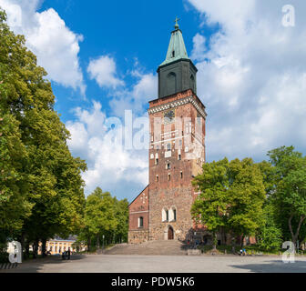 Die Kathedrale von Turku (Turun tuomiokirkko), Turku, Finnland Stockfoto