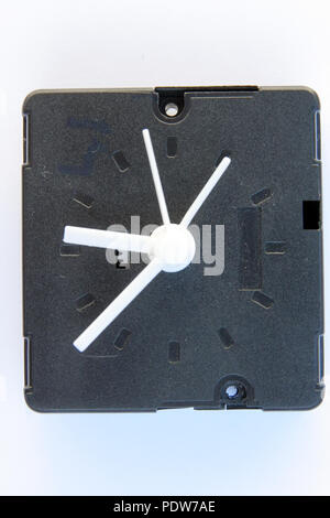 Alte Wanduhr Mechanismus. Alte Uhr. Stockfoto