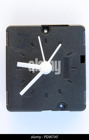 Alte Wanduhr Mechanismus. Alte Uhr. Stockfoto