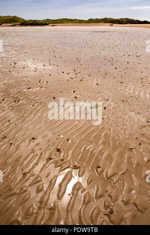 Grossbritannien, Wales, Amlwch, Anglesey, llanddwyn Island von Strand bei Ebbe Stockfoto