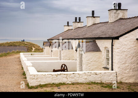 Grossbritannien, Wales, Amlwch, Anglesey, llanddwyn Island, Häuschen der Alten Pilot Stockfoto