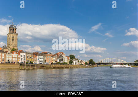 Historische Stadt Deventer, an der Ijssel in den Niederlanden Stockfoto