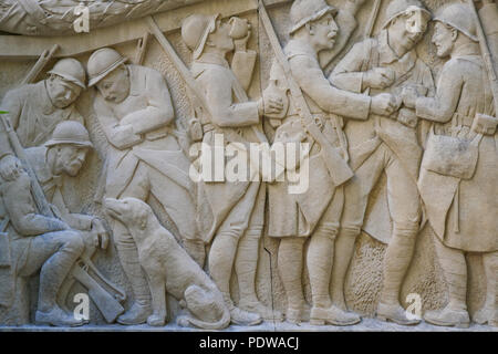 Kriegerdenkmal, Barjols, Var, Frankreich Stockfoto