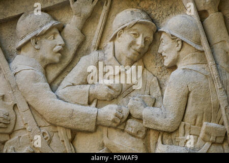 Kriegerdenkmal, Barjols, Var, Frankreich Stockfoto