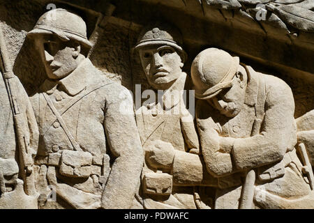 Kriegerdenkmal, Barjols, Var, Frankreich Stockfoto