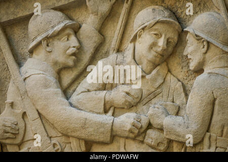 Kriegerdenkmal, Barjols, Var, Frankreich Stockfoto