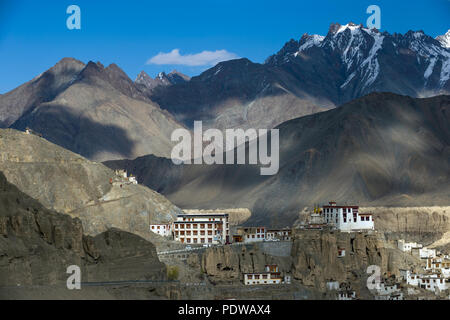 Panoramablick von Lamayuru Kloster in Ladakh Stockfoto